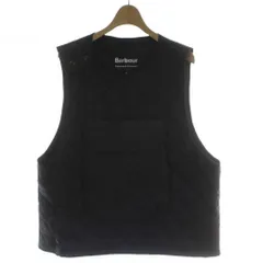 バブアー Barbour × Engineered Garments QUILTED VEST ベスト M 黒 ブラック キルティング ノーカラー プルオーバー 2102169 /GGのサムネイル