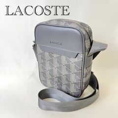 ☆超美品☆ラコステ グレインテクスチャー ショルダーバッグ NH4578LX