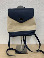 ！ パサージュミニョン passage mignon リュック ミニリュック バッグ ミニバッグ 紺色 ネイビー ベージュ【バッグ2】【1】のサムネイル