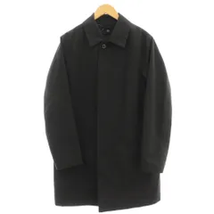 マッキントッシュ ロンドン MACKINTOSH LONDON 中綿ライナー付 ステンカラーコート ロング コート ナイロン 38 黒 ブラック G1A65-610-09 /☆Gのサムネイル