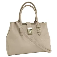 FURLA ジョアン 2WAY トートバッグ ショルダーバッグ レザー ベージュ