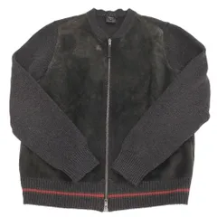 GUCCI ジャケット Mサイズ ニット×スエード ブラックのサムネイル