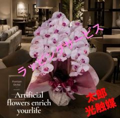 光触媒 人工観葉植物 ウォールグリーン フェイクグリーン 胡蝶蘭3色