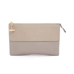 クロエ Chloe セカンドバッグ クラッチバッグ グレージュ レザー クラッチ バッグ レディース Used Bのサムネイル