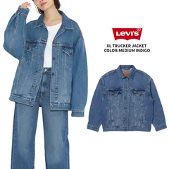 リーバイス Levi’s XL WOMEN'Sトラッカージャケット デニムジャケット Gジャン WORN IN ミディアム インディゴ MEDIUM INDIGO レディース A3472-0003