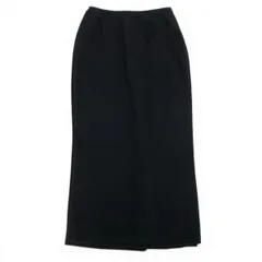 Ae25 YOHJI YAMAMOTO ヨウジヤマモト バックスリット ロングスカート FG-S02-100 サイズ1 ブラック ウール100％ レディース 女性服o07tのサムネイル