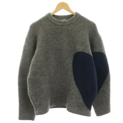 ンニット NKNIT クルーネックハートニットプルオーバー セーター 長袖 ウール混 0 グレー NKNIT23AW-N36 /HNのサムネイル