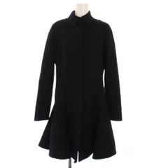 ヴァレンティノ ヴァレンチノ  VALENTINO カシミヤダブルフェイスコート ステンカラーコート アウター ロング 42 黒 QB2CA2K515E /KHのサムネイル