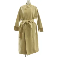 オーラリー AURALEE A20AC03WM 20AW SUPER FINE MELTON LONG COAT ロングコート アウター 0 ベージュ /ESのサムネイル