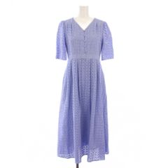 TSUHARU❤︎新品❤︎ジャカード柄パッチワークフリルワンピース