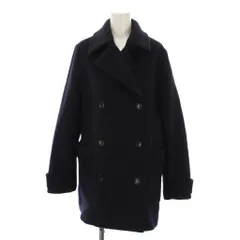 イエナ IENA 24AW ジーロンラムPコート ピーコート ミドル丈 ウール 36 紺 24020900500040 /BMのサムネイル
