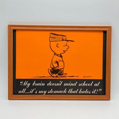빈티지 캘린더 BOOK 포스터 땅콩[ 찰리 브라운 ] 1963's *당시물 액수 첨부 오리지날 아메리카 빈티지 ( AZ2561 )