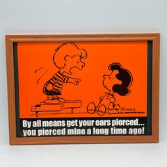 빈티지 캘린더 BOOK 포스터 땅콩[ 라이너스 & 루시 ] 1971's