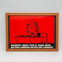 빈티지 캘린더 BOOK 포스터 땅콩[ 페퍼민트 파티― ] 1980's