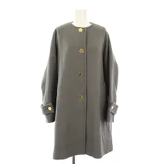 トラディショナルウェザーウェア Traditional Weatherwear Spick & Span 別注 23AW MALTON N/C メルトンノーカラーコート アウター ロング 34 グレー L232FPFCO0368WJ /KHのサムネイル