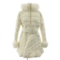 エイミーイストワール eimy istoire 2WAY EIMY DOWN DRESS ダウンコート ミドル丈 フード ファー アウター M 白 ホワイト 11236000084 /AN41のサムネイル