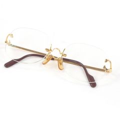Burberry k18刻印メガネ Fロ-16-140 度あり - メルカリ
