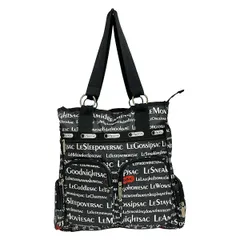 LESPORTSAC(レスポートサック) ショルダーバッグ美品  - 黒×白×レッド