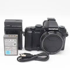 1276ショット！LC-51Aレンズキャップ付き！■極上品■ OLYMPUS STYLUS 1 ブラックのサムネイル