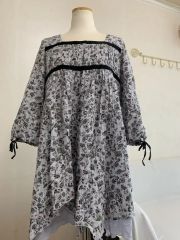 美品ハグオーワー オリジナルフラワーpt.エンブロイダリーペザント