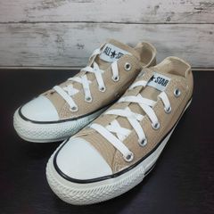 converse CANVAS ALLSTAR COLORS OX キャンバス オールスターカラーズ ベージュ 22.5cm 1CL129 L09683