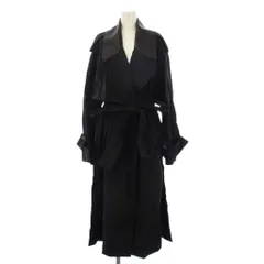 サルヴァトーレフェラガモ Salvatore Ferragamo トレンチコート ロング ナイロン 40 黒 13C417 764344 /KHのサムネイル
