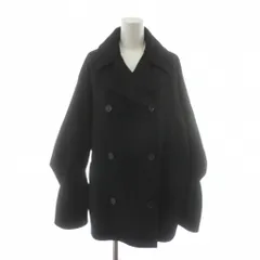 ロエベ LOEWE 24AW ウールカシミアショートコート ダブル アウター 34 黒 ブラック S359Y01XCR /AN16のサムネイル