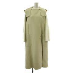 新品 エブール ebure 22AW リュクスメルトンハーフPコート ピーコート