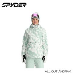 스파이더 스키웨어 레이디스 재킷 23-24 SPYDER ALL OUT ANORAK 여성용 형 떨어지는 스노보 재킷 일본 정규품