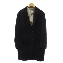 エトロ ETRO チェスターコート カシミヤ ロング 裏地総柄 黒 192-1C314-0035 /KHのサムネイル