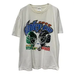 90s TULTEX 半袖 プリントTシャツ XL ホワイト タルテックス プルオーバー ビッグプリント アメフト 90年代 カットソー 夏物 a805-6539のサムネイル