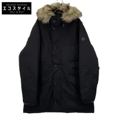 POLO RALPH LAUREN　ポロ ラルフローレン　ブラック ファー付き ダウンジャケット　XL