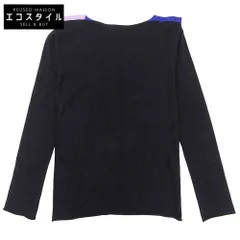 ISSEY MIYAKE　イッセイミヤケ　美品 IKKO TANAKA ボートネック ニットソー トップス レディース ブラック 3 PP01-KK772 20SS　3のサムネイル