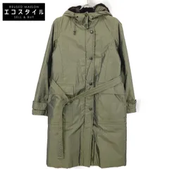 Max Mara　マックスマーラ　【RAINWEAR】14860803 カーキ ファーライナー付きフーデットコート　42のサムネイル