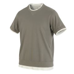 ブルネロクチネリ Tシャツ レイヤード カーキ グリーン 夏服 - メルカリ