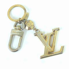キーホルダー✨ルイヴィトン✨ゴールド✨LVファセット✨チャーム