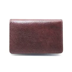 美品 WILDSWANS ワイルドスワンズ 名刺入れ 2025 TL-ADLER 薄型 ロシアンカーフ シェルコードバン サドルプルアップ ブラウン   28012606のサムネイル