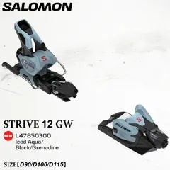 ビンディング サロモン ストライブ ジーダブル 25-26 SALOMON STRIVE 12 GW  L47850300 スキー バインディング 日本正規品
