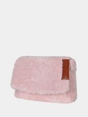 K◇KENZO ケンゾー フライング ショルダーバッグ レザー 白 ピンク 