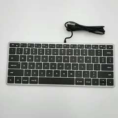 Satechi スリム W1 有線 バックライトキーボード Apple・Mac用 ブラック【MY347】のサムネイル