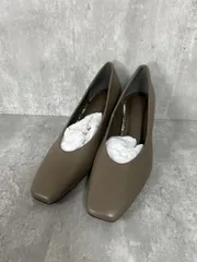 BARNYARDSTORM バンヤードストーム スクエア レザー ミドルヒール パンプス size38/茶 ■■ レディースのサムネイル