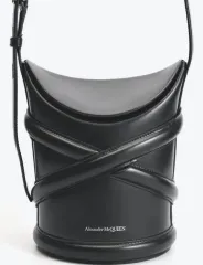Alexander McQueen ブラック カーブバッグ スモールのサムネイル