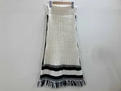 STAIR ロービングスカート ローゲージロングスカート ニットロングスカート スカート オフ白 F 冬