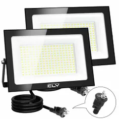 ☆新品☆CLY led投光器 屋外 作業灯 100w 昼光色6500K ledライト 集魚灯 ワークライト 看板灯 外灯 フラッドライト 野外ライト 作業ライト 超高輝度 13000LM IP66防水 超薄型 軽量化 省エネ 120°広角照明 d0bcbcf8
