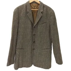 ジャンポールゴルチエオム Jean Paul GAULTIER HOMME 90-00S シルク混 ツイード ストライプ 4B テーラード ジャケット メンズ EUR：50 のサムネイル