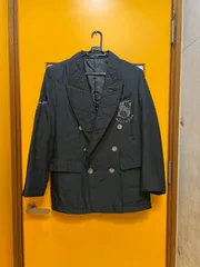 Y【Y9-36】◇ VALENZA PO SPORTS　40サイズ　中綿入りダブルジャケット　黒色　レディースのサムネイル