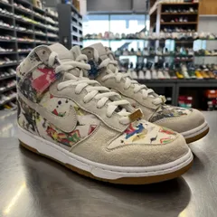 【US9.5】 NIKE SB SB DUNK HIGH OG QS Supreme/Rammellzee FD8779-100 【中古】 箱有
