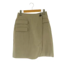 ルシェルブルー LE CIEL BLEU TAILORED SHORT SKIRT スカート ロング タイト 36 ベージュ /MY ■OSのサムネイル