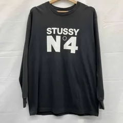 90s STUSSY / ステューシー / 長袖Tシャツ / USA製  / 紺タグ / N4 / OLD  STUSSY / 古着 / サイズL / ブラック