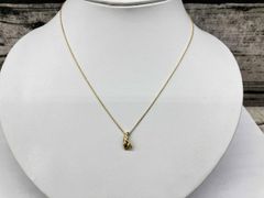 ヴァンドーム K18WG ネックレス キーロックモチーフ 18金 約40cm 